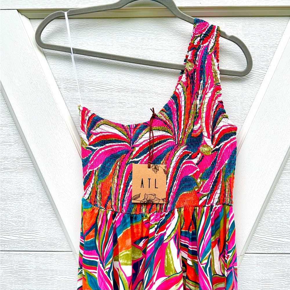 🔥Closet Clearout!🔥 Abel the Label Anthropologie Kelissa One Shoulder Maxi Dress - Picture 2 of 2